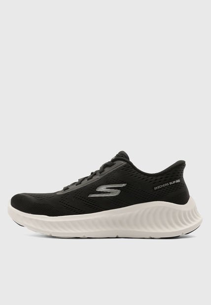 Tenis Walking Negro-Blanco SKECHERS Go walk Now