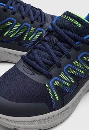 Tenis SKECHERS Microspec Max Advance Azul