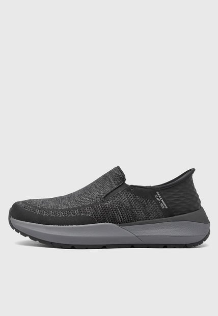 Tenis Lifestyle Negro-Gris Oscuro SKECHERS Neville - Rovelo