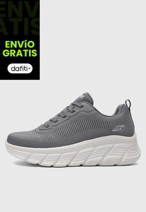 Tenis Lifestyle SKECHERS Bobs B Flex Hi Gris