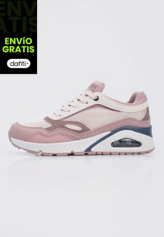 Tenis Skechers Street Uno Rosa Skechers