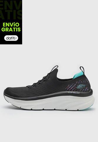 Tenis Skechers D´Lux Walker - Star Stunner Negro Skechers