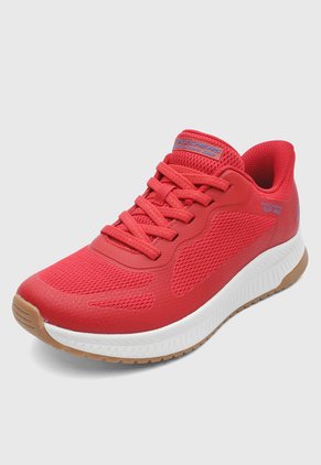 Tenis Lifestyle SKECHERS Bobs Squad 4 Rojo