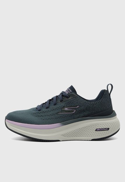 Tenis Running Azul Petróleo-Blanco-Lila SKECHERS Go Run Elevate 2.0