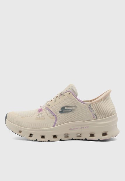 Tenis Lifestyle Blanco-Lila SKECHERS Slip-ins: Glide-Step Pro