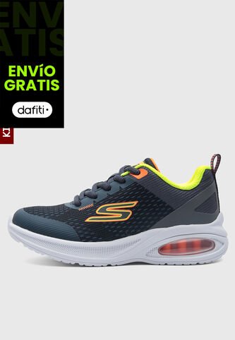 Tenis Lifestyle SKECHERS Microspec Max Advance Azul Skechers
