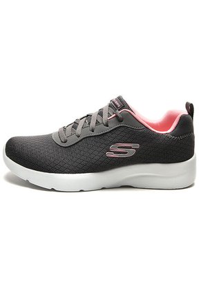 Tenis Running Gris-Rosa Skechers CCCL