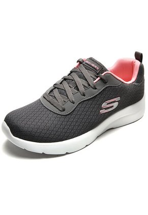 Tenis Running Gris-Rosa Skechers CCCL