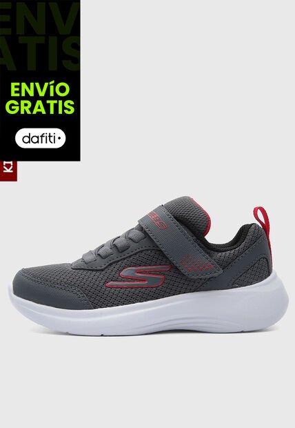 Tenis Lifestyle SKECHERS Boys Selectors Gris Oscuro