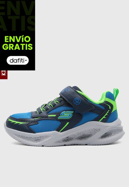 Tenis Lifestyle SKECHERS Meteor-Lights Azul