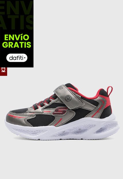 Tenis Lifestyle SKECHERS Meteor Lights - Glow Strider Negro