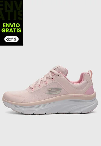 Tenis SKECHERS D'Lux Walker-One Drive Rosa Nude Skechers