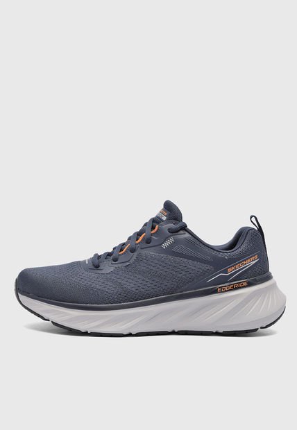 Tenis Running Azul Navy-Naranja SKECHERS Edgeride - Exxo