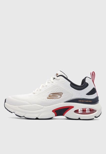 Tenis Lifestyle Blanco-Azul Oscuro-Rojo SKECHERS