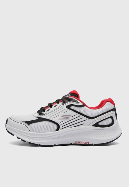 Tenis Running Blanco-Negro-Rojo SKECHERS GO RUN Consistent 2.0