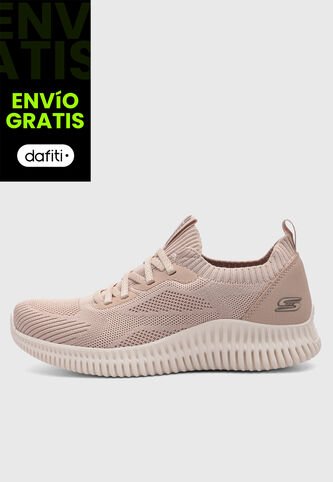 Tenis Lifestyle SKECHERS Bobs Geo Lite Rosa Skechers
