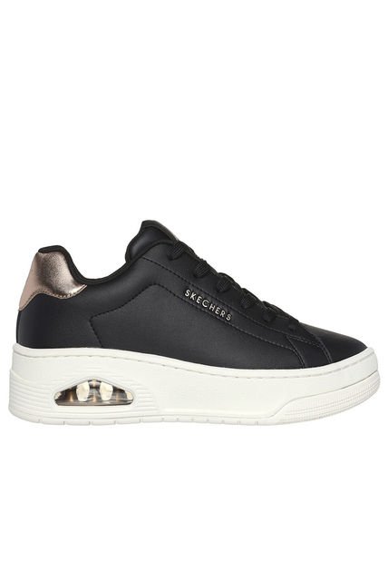TENIS SKECHERS MUJER 177700BLK UNO COURT Talla 9