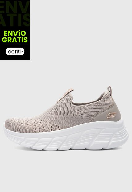 Tenis SKECHERS Bobs B Flex Hi Beige