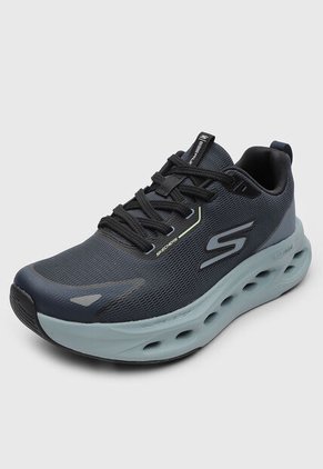 Tenis Running SKECHERS Max Cushioning Glide Step Azul