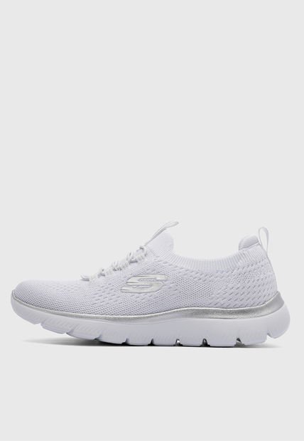 Tenis Lifestyle Blanco-Plateado SKECHERS Summits - Prixi