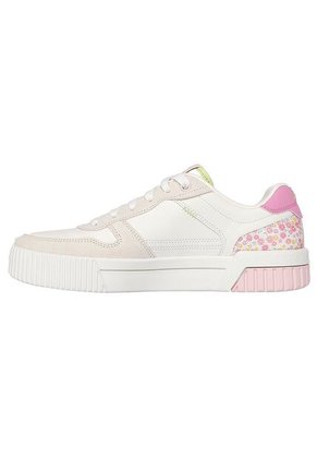 Tenis Mujer Skechers Jade - Dainty Florals - Blanco - Rosado