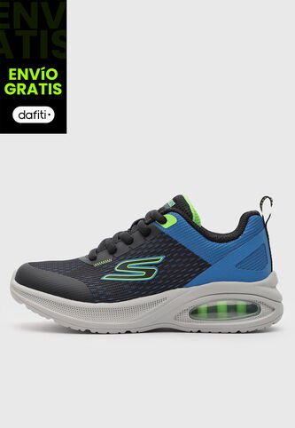 Tenis SKECHERS Microspec Max Advance Negro Skechers
