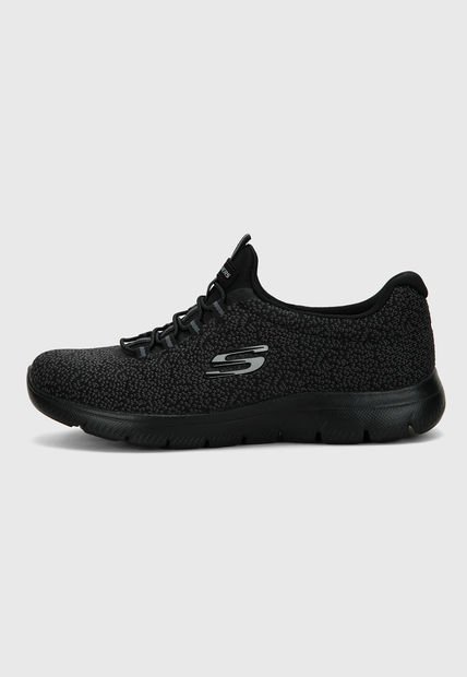 Tenis Training Negro Skechers Summits - Fresh Tak