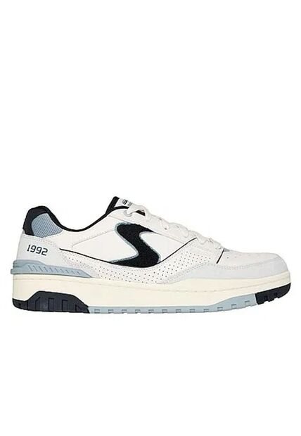 Tenis Skechers Retro 90s Court Para Hombre Color Blanco Negro