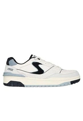 Tenis Skechers Retro 90s Court Para Hombre Color Blanco Negro