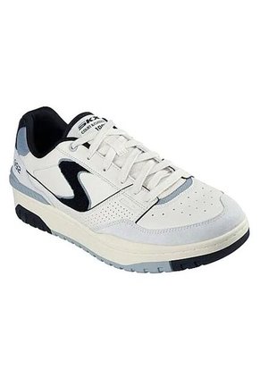 Tenis Skechers Retro 90s Court Para Hombre Color Blanco Negro
