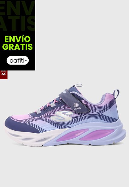 Tenis Lifestyle SKECHERS S Lights Azul