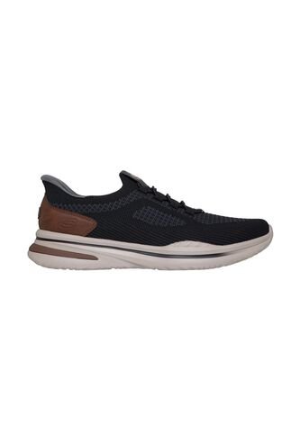 Tenis Skechers USA Street Wear Para Hombre Norlan Slip-Ins Color Negro Skechers