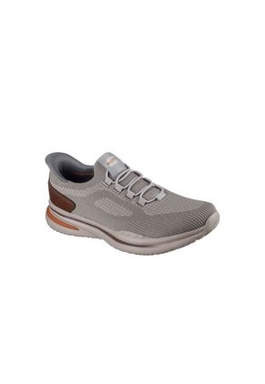 Tenis Skechers USA Street Wear Para Hombre Slip-Ins Color Taupe
