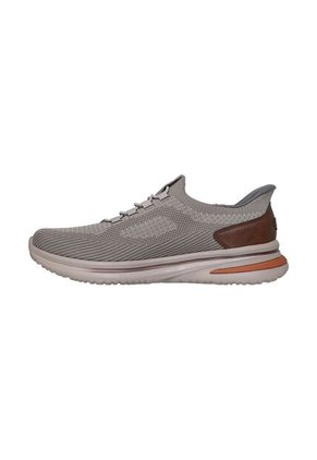 Tenis Skechers USA Street Wear Para Hombre Slip-Ins Color Taupe