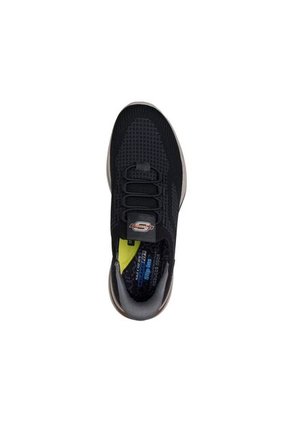 Tenis Skechers USA Street Wear Para Hombre Norlan Slip-Ins Color Negro