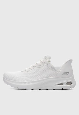 Tenis SKECHERS BOBS Sport Unity - Pinch of Luck Blanco Skechers