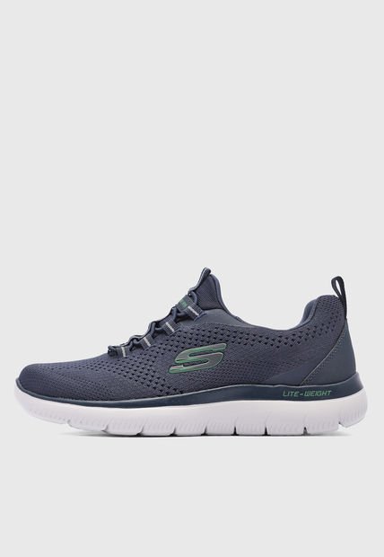 Tenis Lifestyle Azul Oscuro-Blanco SKECHERS Summits - Tallo