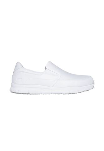 Zapatos Skechers Work Para Hombre Nampa Relaxed Fit Blanco Skechers
