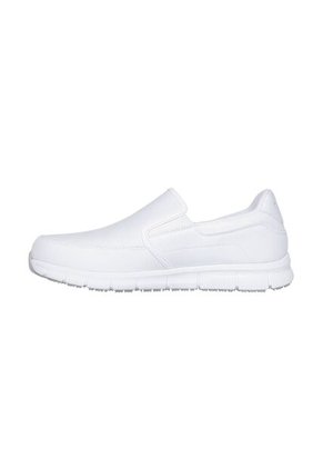 Zapatos Skechers Work Para Hombre Nampa Relaxed Fit Blanco