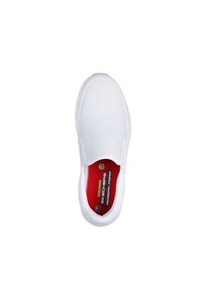 Zapatos Skechers Work Para Hombre Nampa Relaxed Fit Blanco