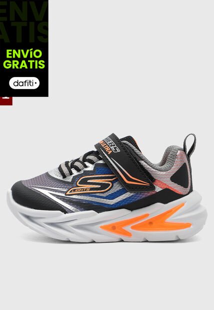 Tenis SKECHERS S-Lights Flex-Glow Ultra Gris