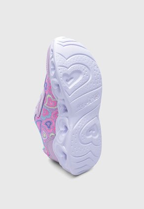 Tenis SKECHERS Heart Lights Lila