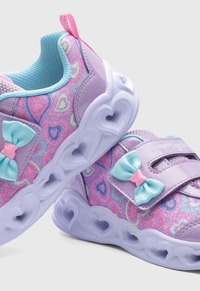 Tenis SKECHERS Heart Lights Lila