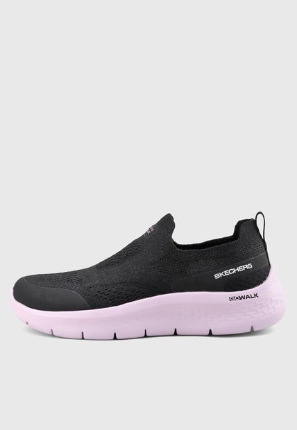 Tenis Walking Negro-Lila SKECHERS Go Walk Flex - Talli