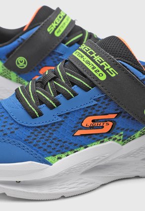 Tenis Lifestyle SKECHERS Meteor - Lights 2.0 Azul