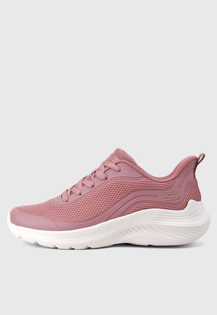Tenis SKECHERS BOBS Sport Squad Waves Rosa