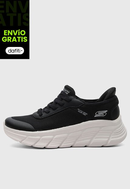 Tenis SKECHERS Bobs B Flex Hi Negro