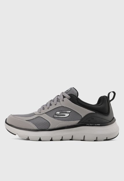 Tenis Running Gris-Negro SKECHERS Flex Advantage 5.0 Gano