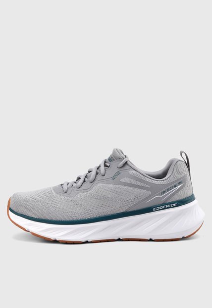 Tenis Running Gris-Blanco-Verde SKECHERS Edgeride - Exxo