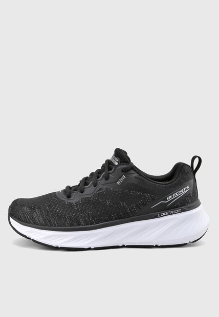 Tenis Running Negro-Blanco SKECHERS Edgeride Exxo